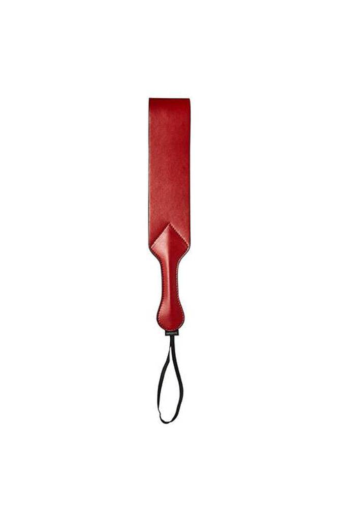 Sportsheets - Saffron Loop Paddle - Black/Red - Stag Shop