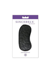 Sincerely by Sportsheets - Lace Blindfold - Black - Stag Shop