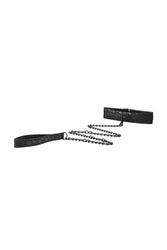 Sincerely by Sportsheets - Lace Collar & Leash - Black - Stag Shop