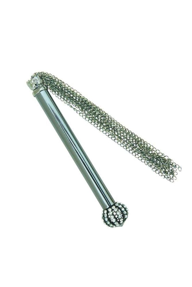 Sincerely by Sportsheets - Jeweled Chain Tickler - Silver - Stag Shop