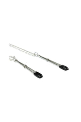 Sincerely by Sportsheets -  Bling Nipple Clips - Silver/Black - Stag Shop