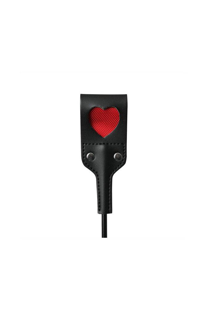 Sex & Mischief - Heart Impression Crop - Black/Red - Stag Shop