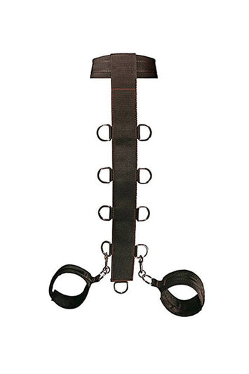 Sportsheets - Manbound - Neck & Wrist Restraint - Black - Stag Shop