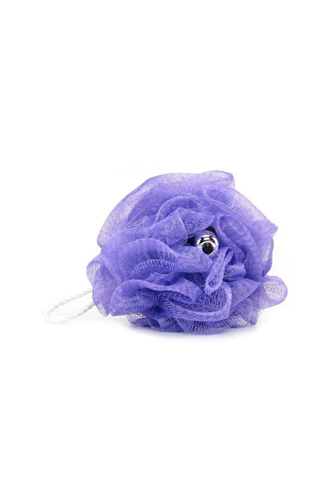 Sex in the Shower - Vibrating Mesh Loofah/Sponge - Purple - Stag Shop