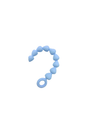 Sex In The Shower - Waterproof Anal Beads - Blue - Stag Shop