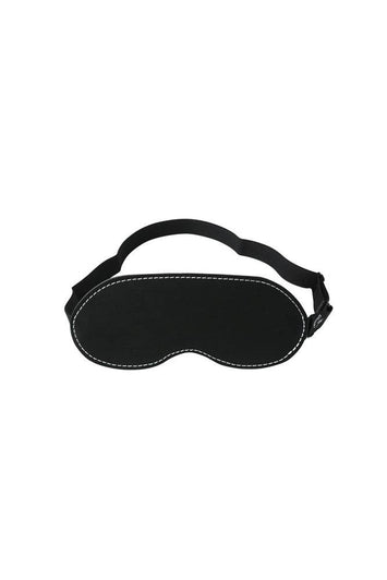 Sportsheets - Edge - Leather Blindfold - Black - Stag Shop