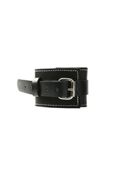 Sportsheets - Edge - Leather Wrist Restraints - Black - Stag Shop