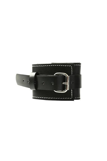 Sportsheets - Edge - Leather Wrist Restraints - Black - Stag Shop