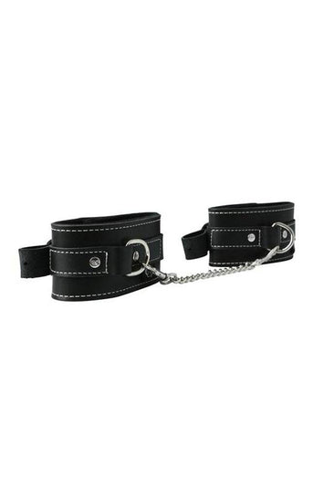 Sportsheets - Edge - Leather Ankle Restraints - Black - Stag Shop