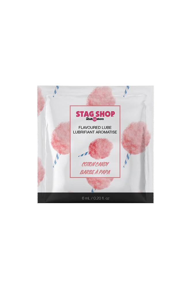 Stag Shop - Flavoured Water-Based Lubricant - 4ml Foil Packet - Cotton Candy - Stag Shop