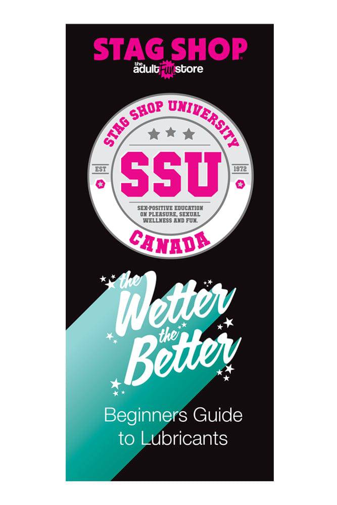 Stag Shop University 1st Edition - Guide to Lubes – Free Brochure - Stag Shop