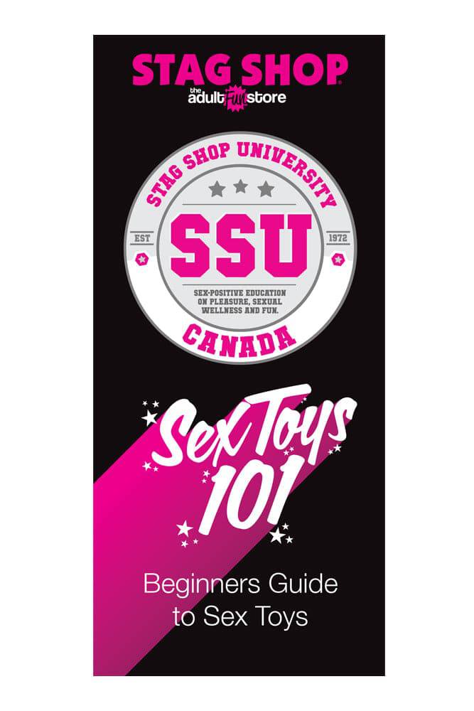 Stag Shop University 1st Edition - Sex Toys 101 Guide – Free Brochure - Stag Shop