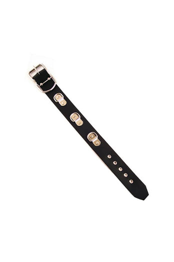 Stag Shop - Rubber Collar with 3-D rings - Black - Stag Shop