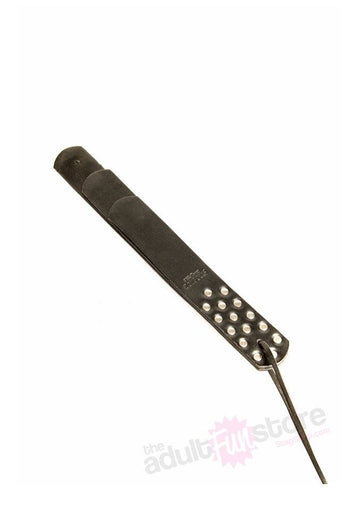 Stag Shop - Three Strap Leather Paddle - Black - Stag Shop