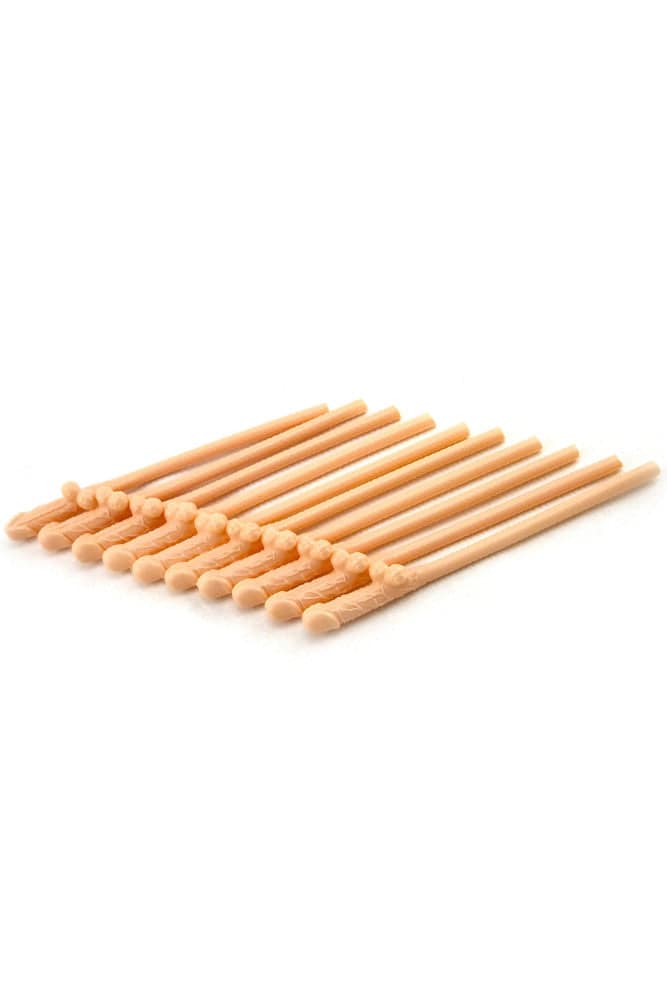 Stag Shop - Bachelorette Penis Straws - 10 piece - Stag Shop