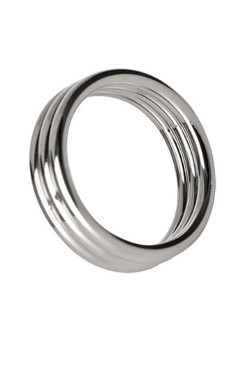 XR Brands - Master Series - Echo - Stainless Steel Triple Cock Ring - Stag Shop