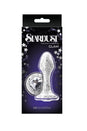 NS Novelties - StarDust - Glam - Glass Anal Plug - White - Stag Shop
