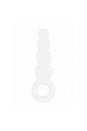 Shots Toys - Chrystalino - Stargate Glass Beaded Plug - White - Stag Shop