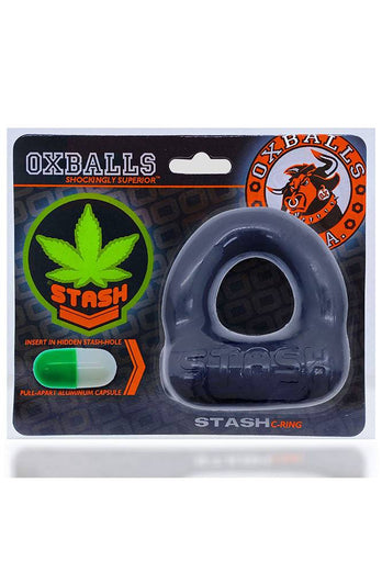 Oxballs - Stash Cock Ring - Black - Stag Shop