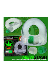 Oxballs - Stash Cock Ring - Clear - Stag Shop