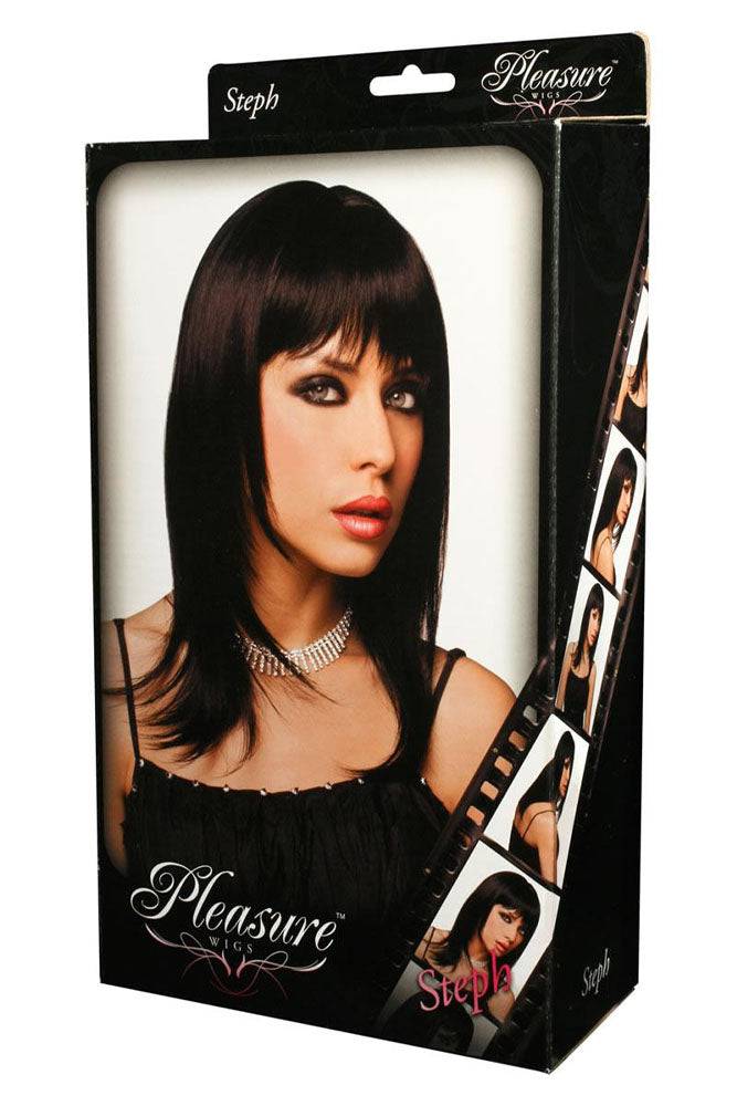 Pleasure Wigs - Steph Wig - Black - Stag Shop