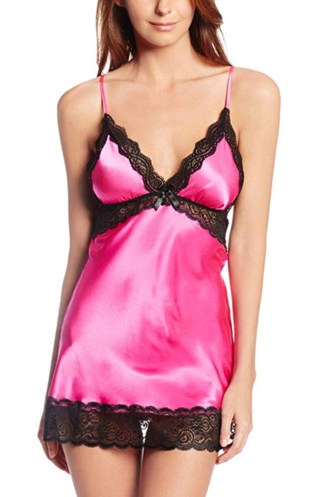 Seven Til Midnight - 9722 - Enchanting Chemise - Pink - Small - Stag Shop