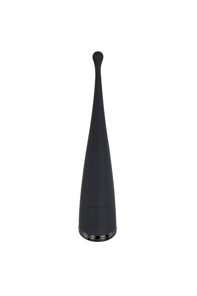 Evolved - Straight To The Point Clitoral Vibrator - Black - Stag Shop
