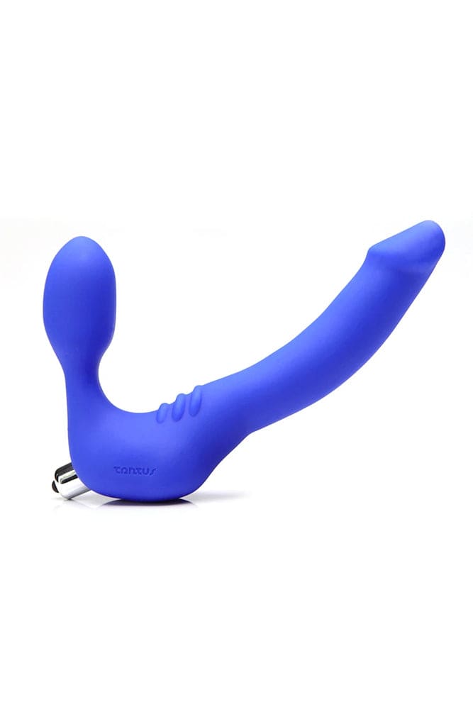 Tantus - Strapless - Slim Strapless Strap-on - Blue - Stag Shop