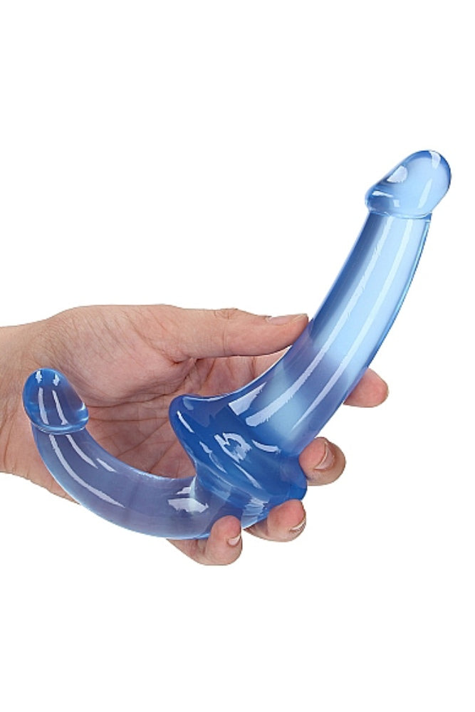 Shots Toys - Real Rock - 6" Strapless Strap-On - Blue - Stag Shop