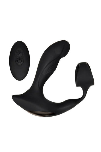 Zero Tolerance - Strapped & Tapped Prostate Massager - Black - Stag Shop