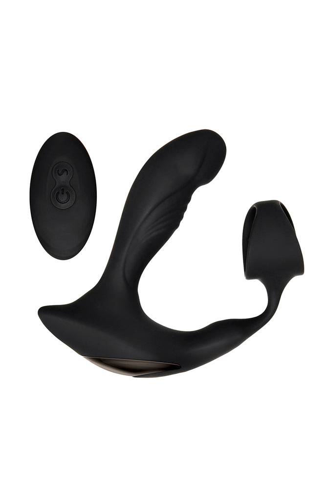 Zero Tolerance - Strapped & Tapped Prostate Massager - Black - Stag Shop