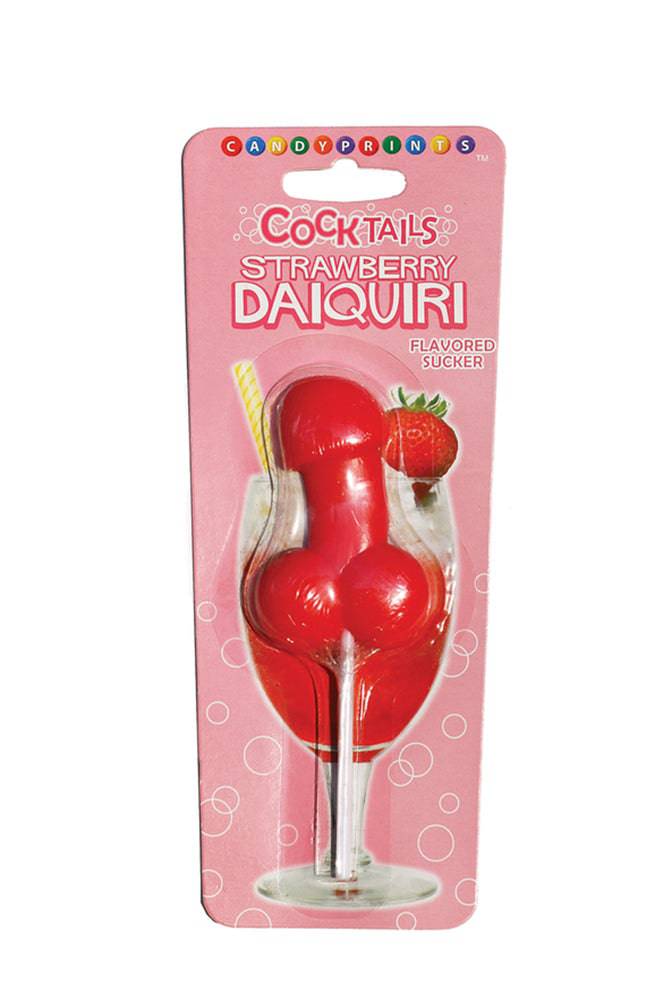 Little Genie - Candy Prints - CockTails - Strawberry Daiquiri Cocktail Sucker - Stag Shop