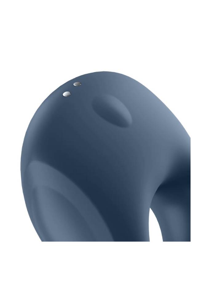 Satisfyer - Strong One Bluetooth Cock Ring - Navy - Stag Shop