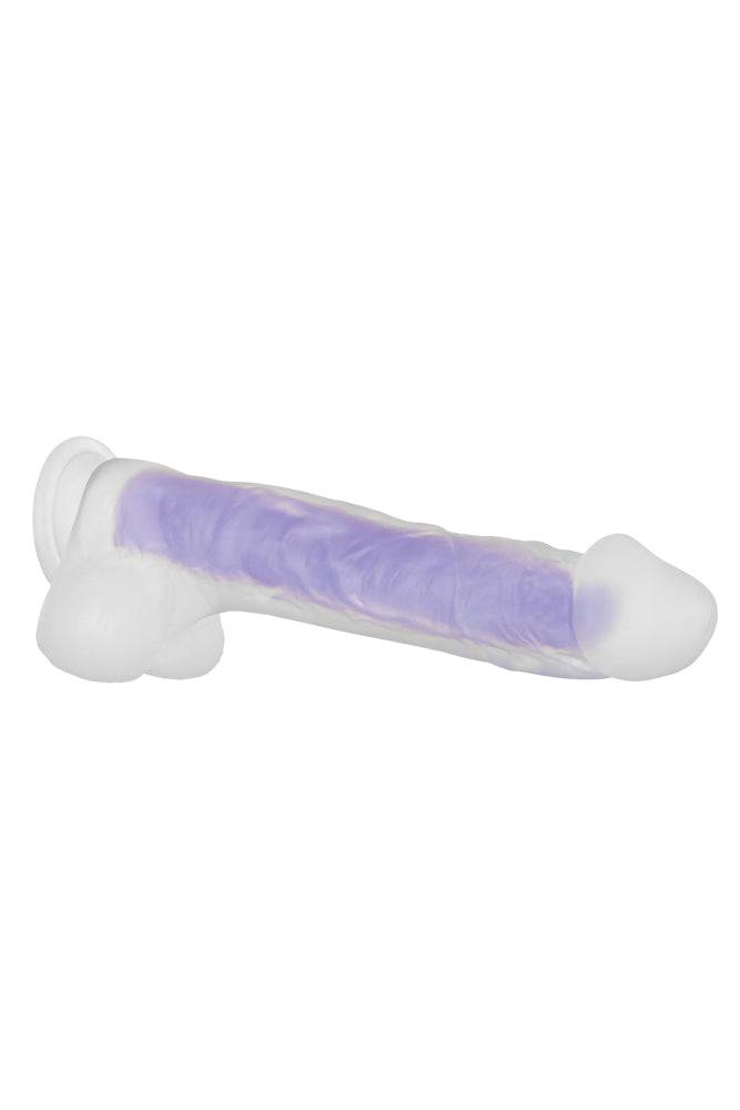 Evolved - Luminous Stud Dildo - Purple - Stag Shop