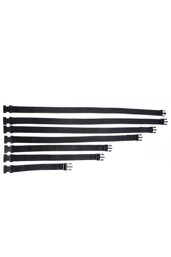 XR Brands - Master Series - Subdued Full Body Strap Set - Black - Stag Shop