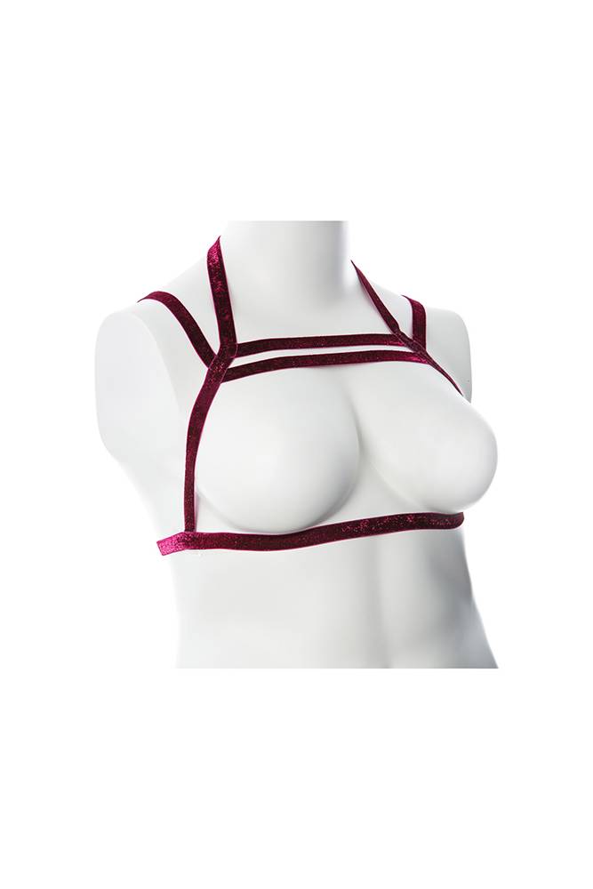 Shibari - Gender Fluid - Majesty Harness Top - Red - Stag Shop