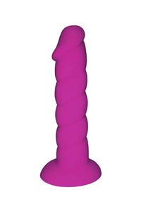Thumbnail for Rock Candy Toys - Suga Daddy - 9.5 Inch Silicone Dildo - Purple - Stag Shop
