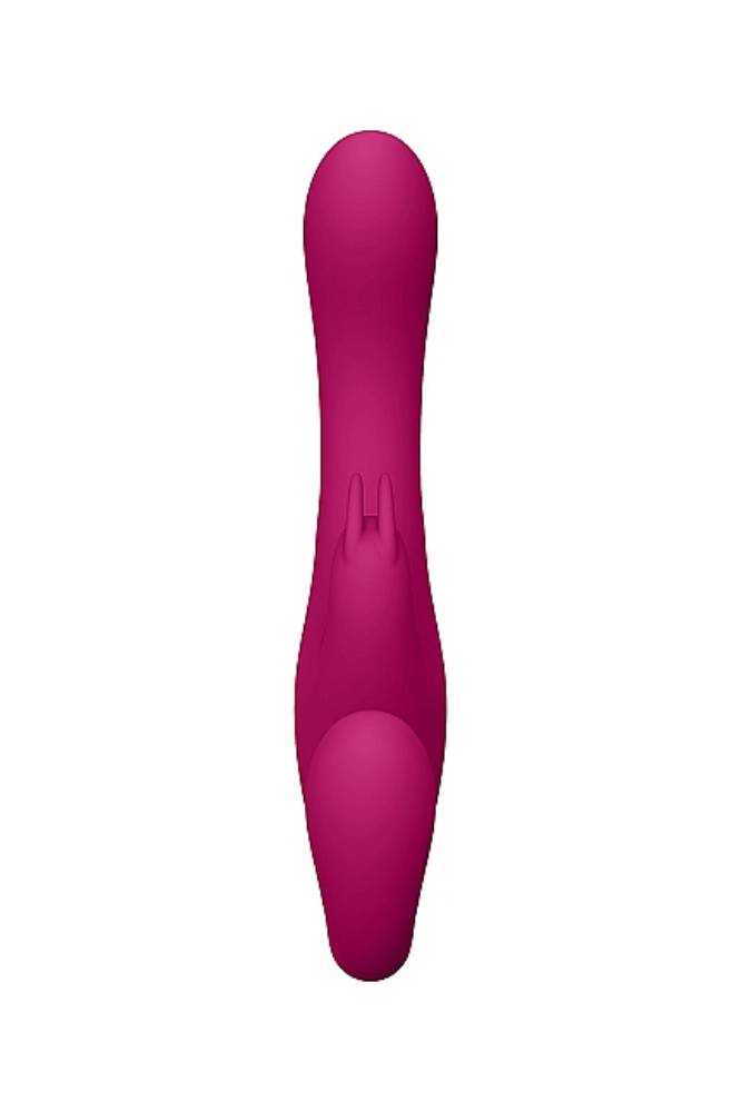 Shots Toys - VIVE - Suki Vibrating Strapless Strap-on Rabbit - Pink - Stag Shop