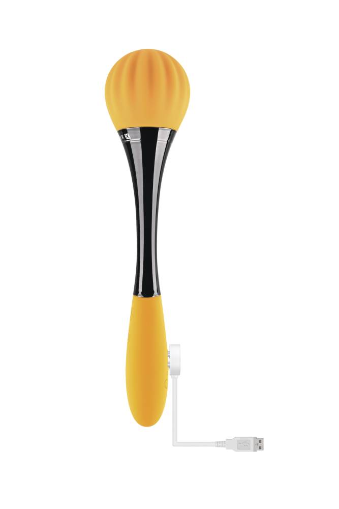 Evolved - Gender X - Sunflower Dual-Ended Vibrator - Yellow - Stag Shop