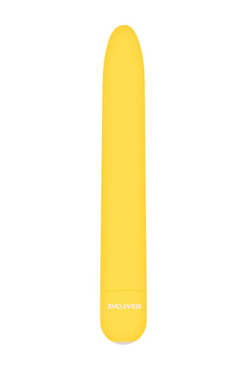 Evolved - Sunny Sensations Vibrator - Yellow - Stag Shop