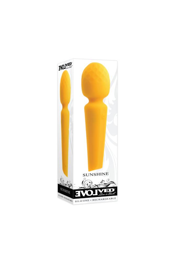 Evolved - Sunshine Wand Vibrator - Yellow - Stag Shop