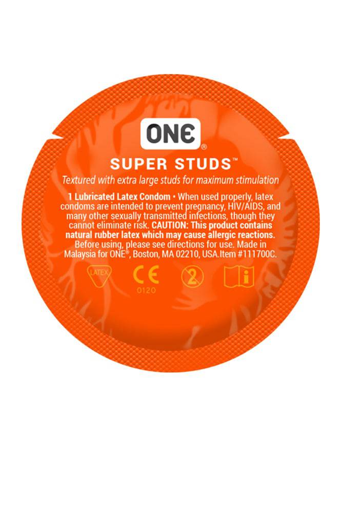 Pamco - One Condoms - Super Studs - 12 pk - Stag Shop