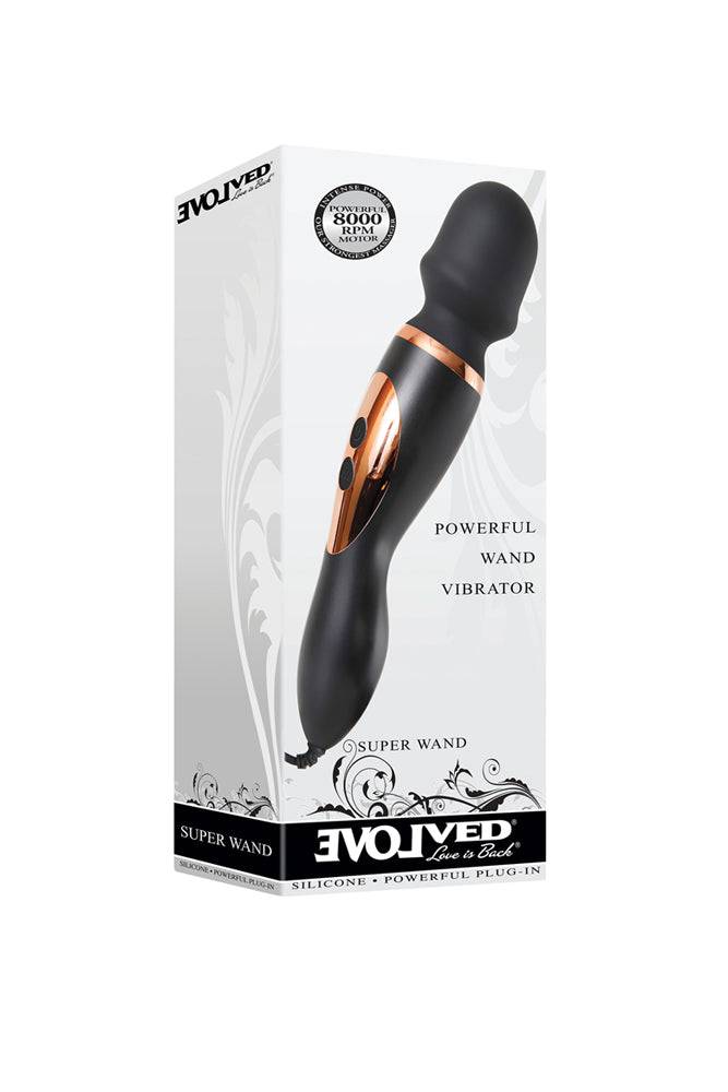 Evolved - Super Wand - Black/Rose Gold - Stag Shop