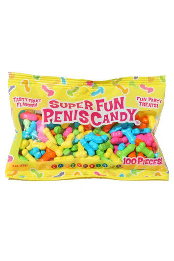Little Genie - Candy Prints - Super Fun Penis Candy - 100 pieces - Stag Shop