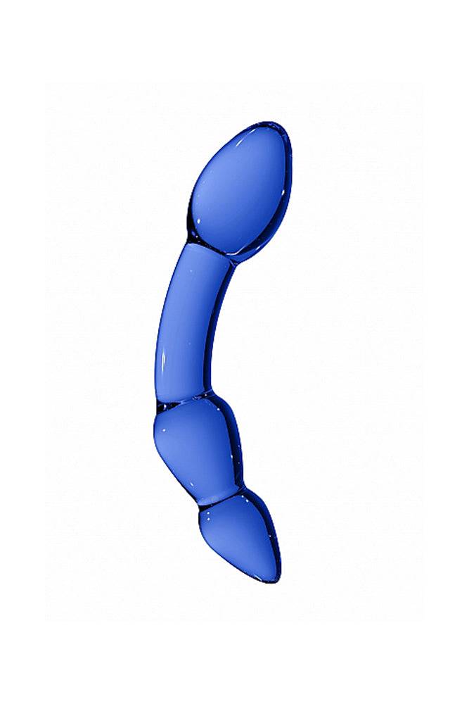 Shots Toys - Chrystalino - Superior Glass Dildo - Blue - Stag Shop
