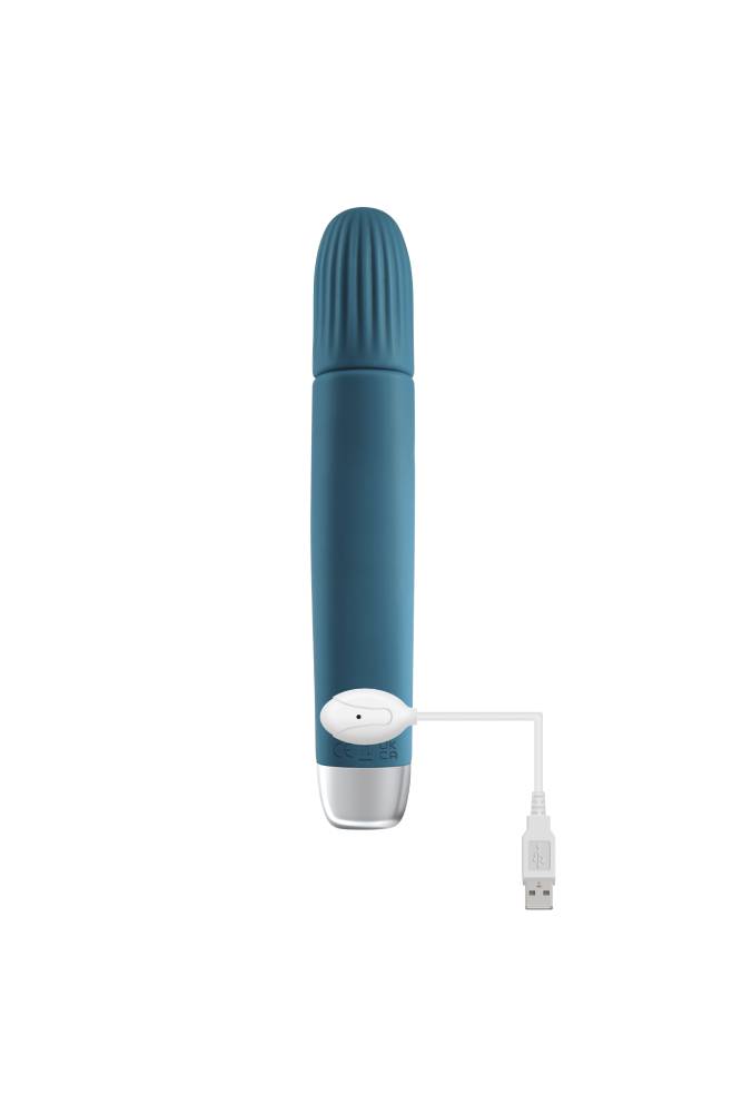 Evolved - Super Slim Vibrator - Teal - Stag Shop