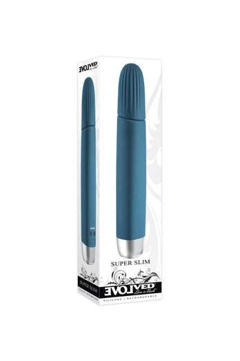 Evolved - Super Slim Vibrator - Teal - Stag Shop