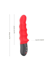Fun Factory - Stronic Surf Ribbed Pulsator - Neon Orange - Stag Shop