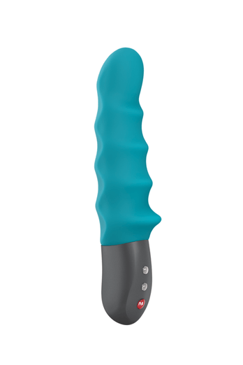 Fun Factory - Stronic Surf Ribbed Pulsator - Petrol - Stag Shop