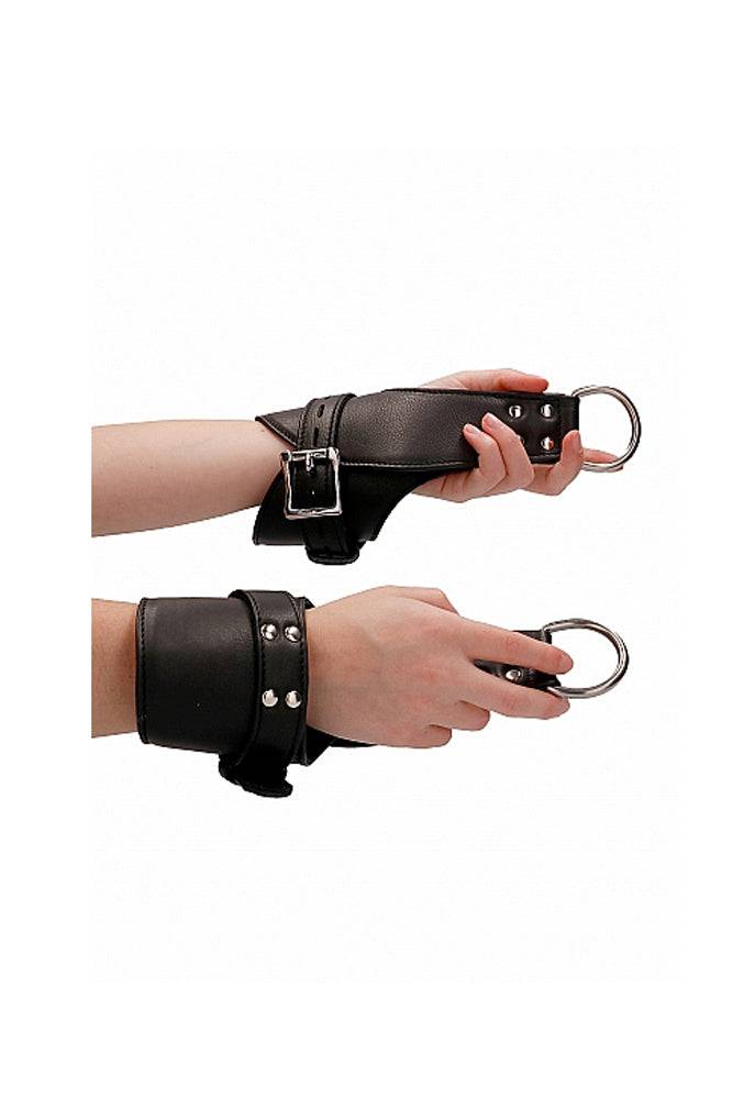 Shots Toys - Pain - Suspension Wrist Bondage Handcuffs - Black - Stag Shop